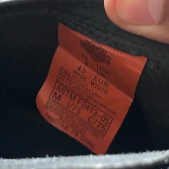 Vintage Harley Davidson Engineer Motorycle Harness Boots Size 10 US / 43 EU - Picture 6 of 6